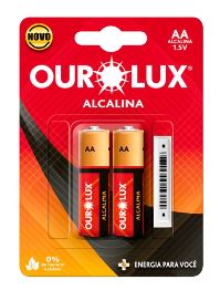 PILHA ALCALINA AA 2UN OUROLUX 27305