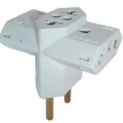 PINO TE ELETRICO CUBO 20 AMPERES VOLTEC REFORÇADO 20A 3 SAIDAS