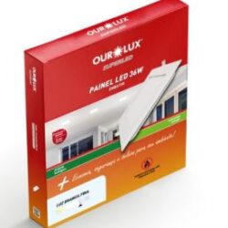 PAINEL LED QUAD EMBUTIR 36W 6500K BIV OUROLUX 03203