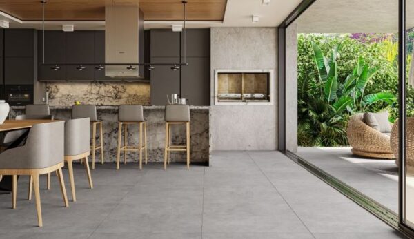 PORCELANATO HD ACETINADO BROADWAY DARK GREY RT 81X81 GAUDI (2,64)