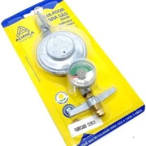 REGULADOR GAS 504/01 MEDIO C/ MANOMETRO ALIANÇA