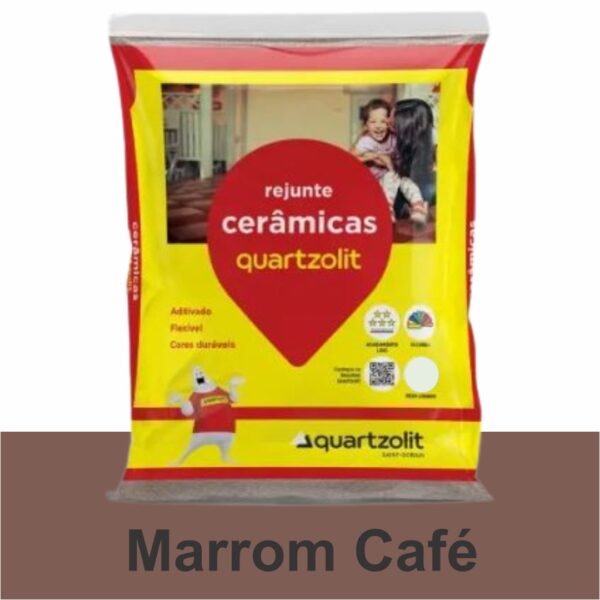 REJUNTE CERAMICO FLEX 1KG MARROM CAFE QUARTZOLIT