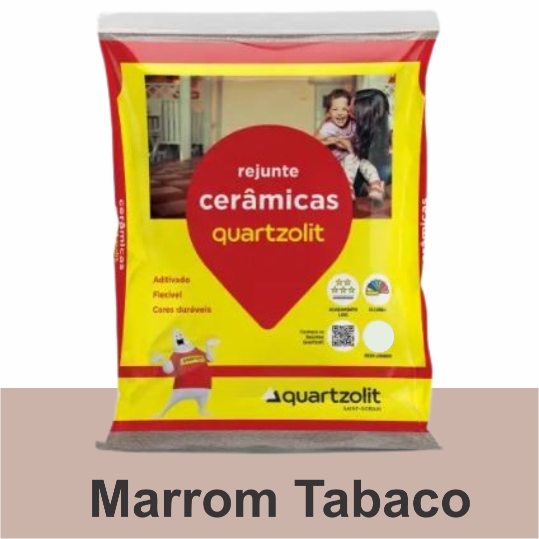 f06ba2c4-41a2-4dd4-bbd7-d0153a0c08f0 REJUNTE CERAMICO FLEX 5KG MARROM TABACO QUARTZOLIT