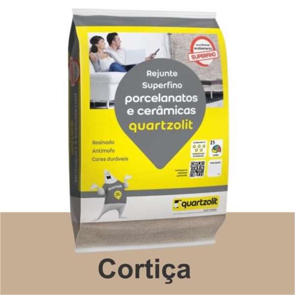 REJUNTE PORCELANATO FLEX 5KG CORTIÇA QUARTZOLIT