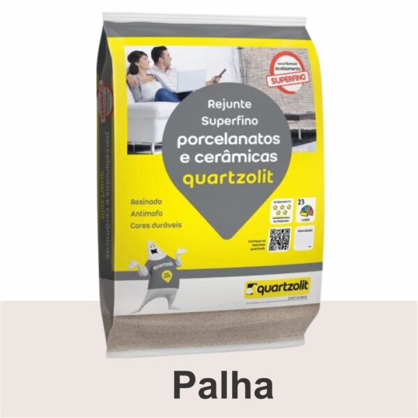 REJUNTE PORCELANATO FLEX 5KG PALHA QUARTZOLIT