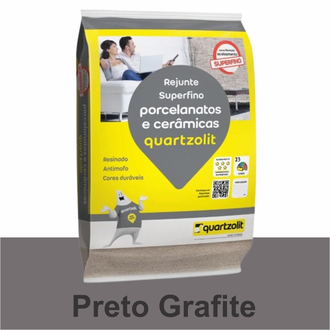 b9f90fc7-e97d-4ce6-a1e7-baf59f998fe7 REJUNTE PORCELANATO FLEX 5KG PRETO GRAFITE QUARTZOLIT