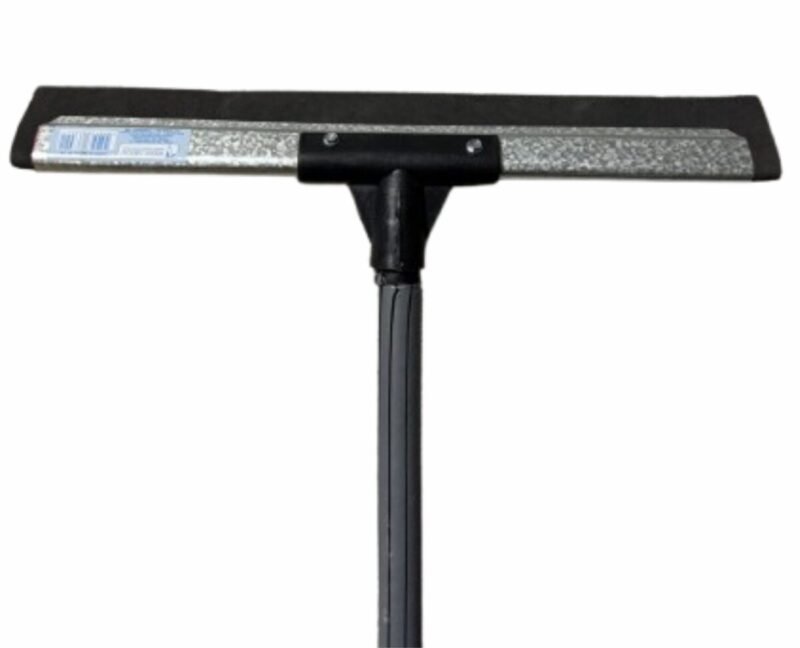 RODO METAL 40 CM COM CABO DE MADEIRA 3 BOCAS