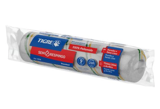 ROLO LA SINTETICA 1374-23CM SEM RESPINGO TIGRE