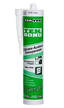 SILICONE TRANSPARENTE ACETICO 270ML TEK BOND