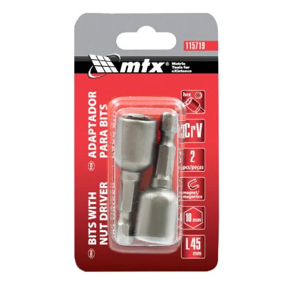 SOQUETE MAGNETICO 1/4" SEXT.10MM UN 115719 MTX