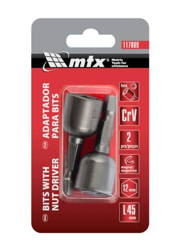 SOQUETE MAGNETICO 1/4" SEXT.12MM UN 117889 MTX
