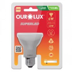 SUPERLED PAR20 6W BIV 3000K IP65 36U OUROLUX 20098
