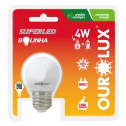 SUPERLED S30 4W BOLINHA BIVOLT 6500K OUROLUX 20000