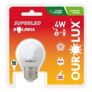 SUPERLED S30 4W BOLINHA BIVOLT 6500K OUROLUX 20000