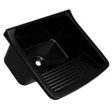 TANQUE PLASTICO P/LAVAR ROUPA PRETO 47X43X27 22L ASTRA TQ0/SC*PR1