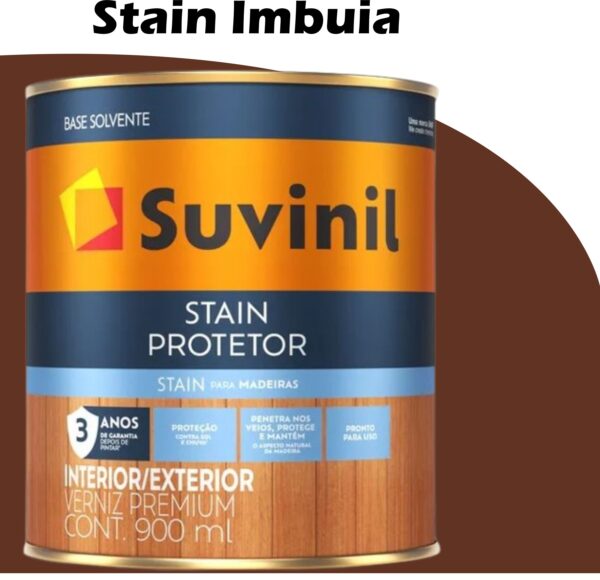 VERNIZ STAIN PROTETOR 3,6L IMBUIA SUVINIL