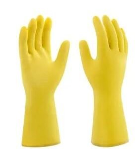 LUVA LATEX AMARELA T. 9 (G) - PLASTCOR