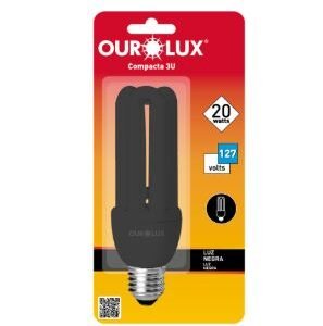 LAMPADA LUZ NEGRA OUROLUX 20W 01290