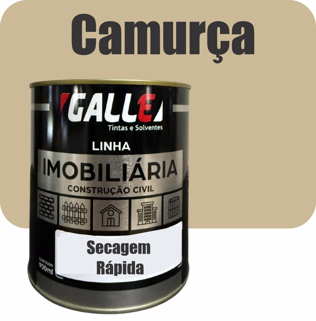 d05a76dc-5302-4f0d-aad8-78681756e4f8 ESMALTE SINTETICO SECAGEM RAPIDA BRILHANTE 0,9L CAMURÇA GALLE