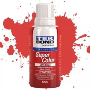CORANTE LIQUIDO SUPER COLOR 50ML VERMELHO TEKBOND