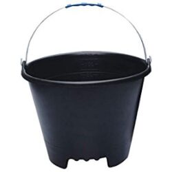 BALDE PLASTICO PRETO CORTAG 60791