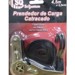 CINTA CATRACA AMARRAÇAO DE CARGA 4,5MX2,5CM C/GANCHO SQ 3255