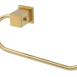 PORTA TOALHA ROSTO SEMI LUXO SQUARE GOLD BR RAINHA 216731