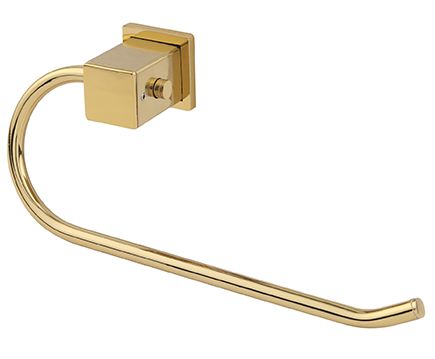 PORTA TOALHA ROSTO SEMI LUXO SQUARE GOLD BR RAINHA 216731