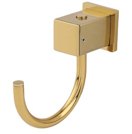 CABIDE SEMI LUXO SQUARE 1 GANCHO GOLD BR INOX RAINHA 216733