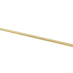 PORTA TOALHA RETO SEMI LUXO SQUARE 54CM GOLD BR INOX RAINHA 216721