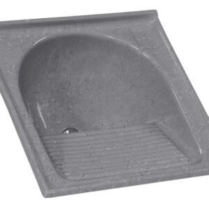 51005b00-1d63-43cd-8627-43982084a161 TANQUE 1 BOCA MARMORE SINTETICO N.1 60X60X25CM CINZA RORATO 500310