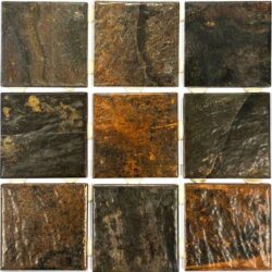 REVEST CER PISCINA/FACHAD 10X10 CORTEN BRIL CERAL (2,07) ENC