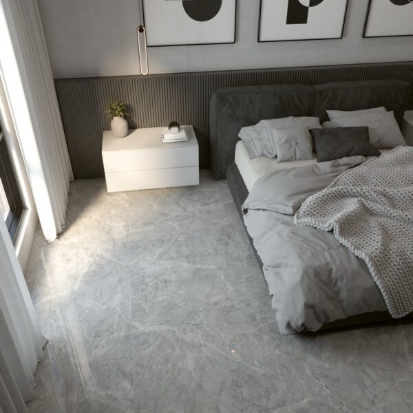 PORCELANATO EGEO GREY POLIDO RET. 119X119 GAUDI (2,83)