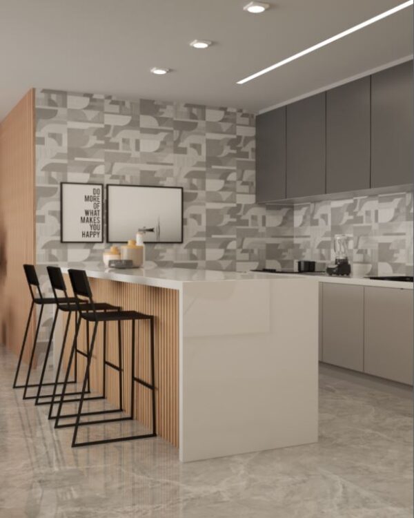 PORCELANATO EGEO GREY POLIDO RET. 119X119 GAUDI (2,83)