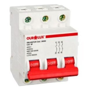 DISJUNTOR DIN TRIP 3X32A (C) OUROLUX 26090