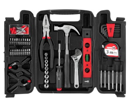 JOGO DE FERRAMENTAS COM 131 PEÇAS NOVE54 3599131000