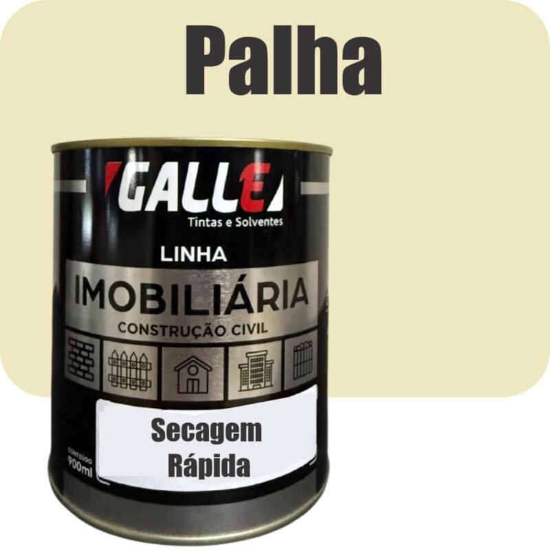 ESMALTE SINTETICO SECAGEM RAPIDA BRILHANTE 0,9L PALHA GALLE