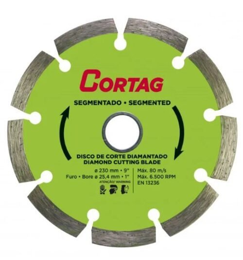 DISCO DIAMANTADO SEG o230/ FURO o25,4/ RED CORTAG 61619