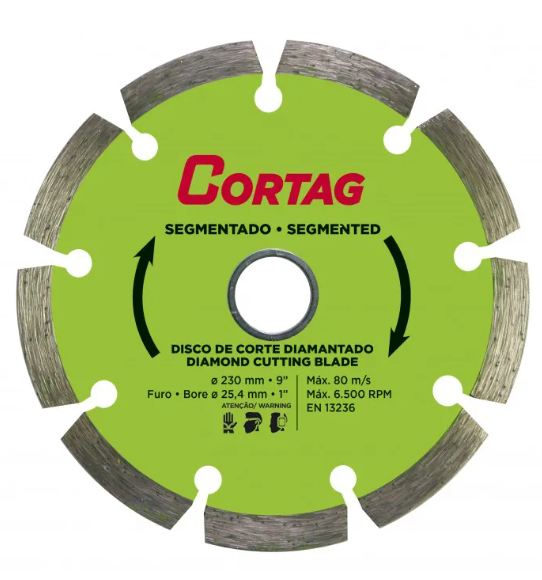 DISCO DIAMANTADO SEG o230/ FURO o25,4/ RED CORTAG 61619