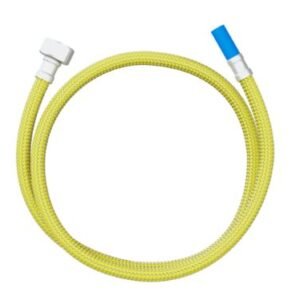 71f3b797-2826-49e4-9bc2-dff658ce3b8e LIGAÇAO FLEX INOX MANGUEIRA GAS 1,2M ESPIGAO 3/8X1/2(BSP) (F) BLUKIT 182538