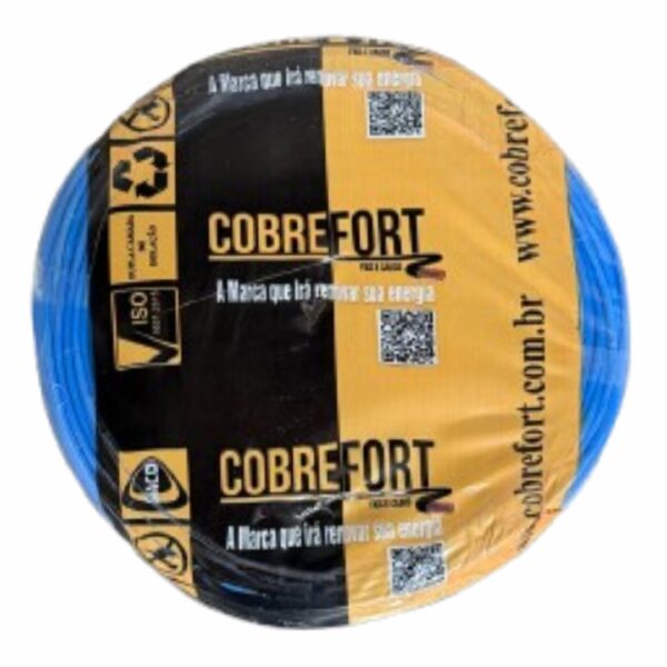 CABO FLEXIVEL 750V COBREFORT ROLO 100M 1,5MM AZUL