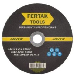 DISCO DE CORTE INOX 180 X1,6 FERTAK 2814