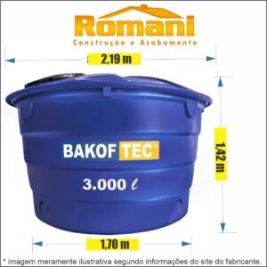 8b08c11f-6bb9-44e8-9255-51e7675aee3c CAIXA D'AGUA 3000L POLIETILENO COM TAMPA BAKOF (3.000L)
