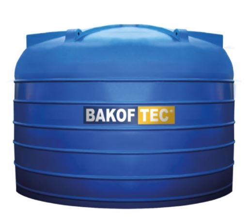 CAIXA TANQUE D'AGUA 10000L POLIETILENO COM TAMPA CLIC BAKOFF (10.000L)