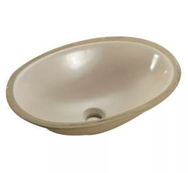 CUBA EMBUTIR OVAL 40X30 AREIA ICASA IL6502