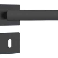 FECHADURA ROSETA QUAD PRETO FOSCO (35) 813/35 INTERNA STAM 41759