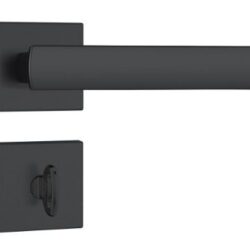 FECHADURA ROSETA QUAD PRETO FOSCO (35) 833/35 BANHEIRO STAM 41760