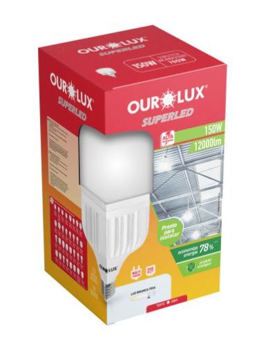 SUPERLED ALTA POTENC T 150W BIV 6500K E27 OUROLUX 20389