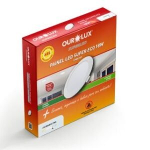 PAINEL LED RED EMBUTIR ECO 18W 6500K BIV OUROLUX 02903