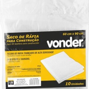 c4ff2f3e-7d71-48a8-95f5-35bc28390438 SACO RAFIA PARA ENTULHO C/10 60X90CM VONDER 8099600900
